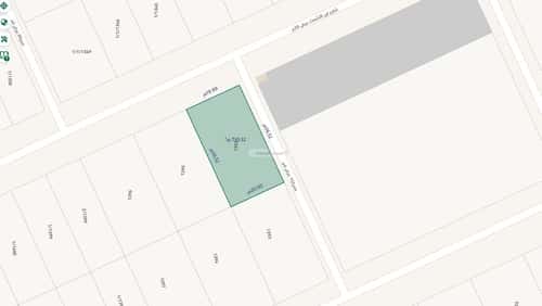 أرض 730.4 متر مربع شمالية شرقية على شارع 20م القيروان، شمال الرياض، الرياض