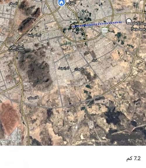 Land 627 SQM facing South West on 20m width street عين الخيف، المدينة المنورة