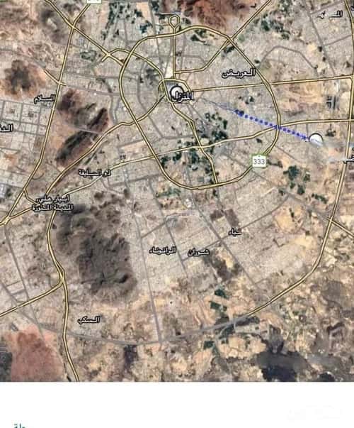 أرض 600 متر مربع جنوبية شرقية على شارع 30م عين الخيف، المدينة المنورة