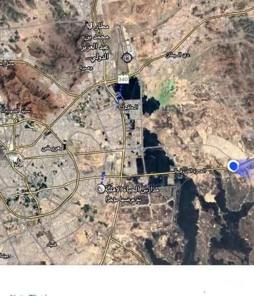 Land 607 SQM Facing South East on 30m Width Street Al Khayf, Madinah