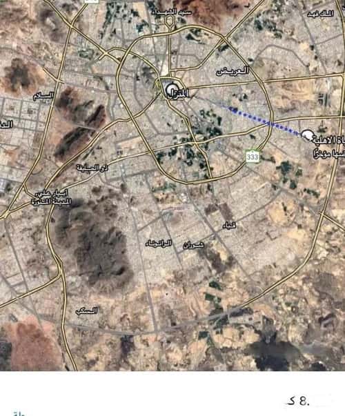 Land 627 SQM Facing South West on 20m Width Street Al Khayf, Madinah