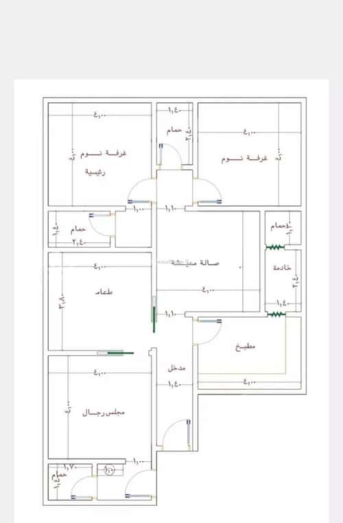 شقة ب 4 غرف الصواري، شمال جدة، جدة