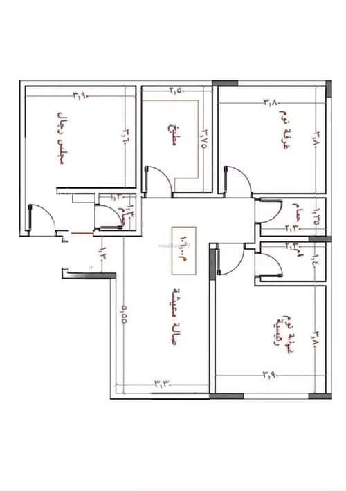 شقة ب 3 غرف النزهة، شمال جدة، جدة