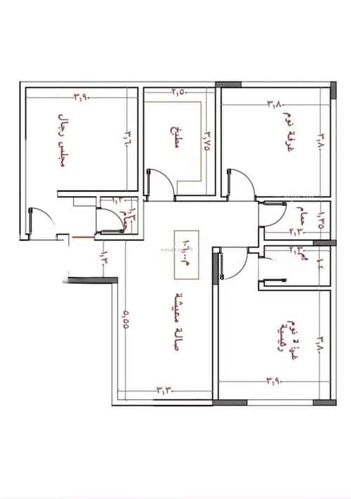 شقة ب 3 غرف النزهة، شمال جدة، جدة