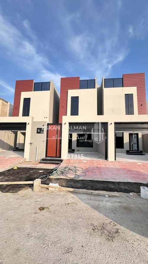 Villa 362 SQM facing West on 20m width street العقيق، الخبر