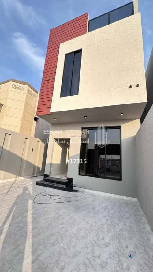 Villa 362.03 SQM Facing West on 20m Width Street Al Aqiq, Khobar