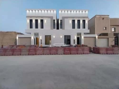 Villa 330.09 SQM Facing West on 20m Width Street Dahrat Laban, West Riyadh, Riyadh