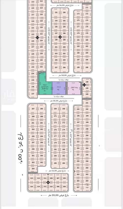 أرض 363.99 متر مربع شرقية على شارع 20م اللؤلؤ، الخبر
