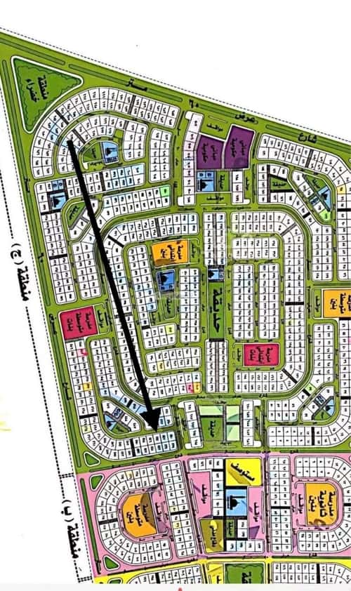أرض 451.83 متر مربع غربية على شارع 20م الكوثر، الخبر