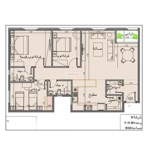 Apartment with 3 Bedrooms Al-Malqa, North Riyadh, Riyadh