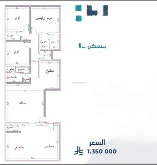 Apartment with 5 Bedrooms Al Nahdah, North Jeddah, Jeddah