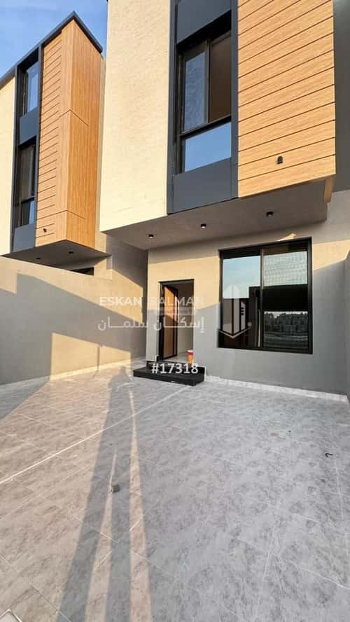 Villa 263.22 SQM Facing West on 40m Width Street Al Aqiq, Khobar