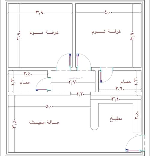 شقة 766 متر مربع بغرفتين الصواري، شمال جدة، جدة