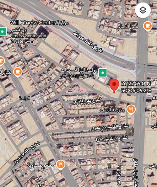 أرض 890.34 متر مربع الواحة، الدمام