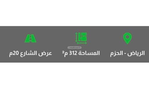 أرض 312.5 متر مربع غربية على شارع 20م ديراب، غرب الرياض، الرياض