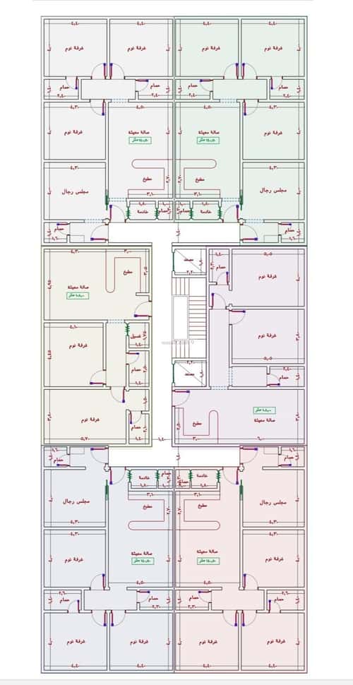 شقة 2919 متر مربع ب 7 غرف الجامعة، جنوب جدة، جدة