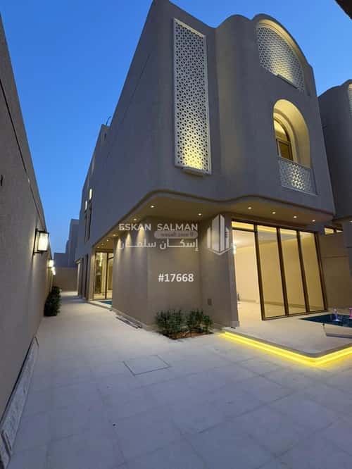 Villa 330.02 SQM Facing North on 25m Width Street An-Narjis, North Riyadh, Riyadh