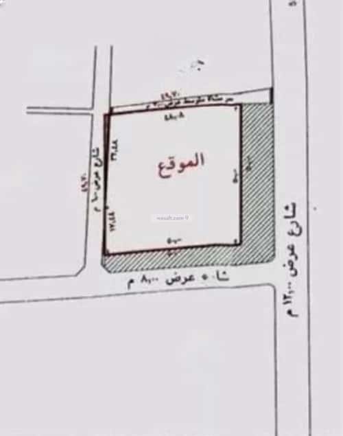 أرض 2485 متر مربع اربعة شوارع على شارع 20م بلدة ذهبان، شمال جدة، جدة
