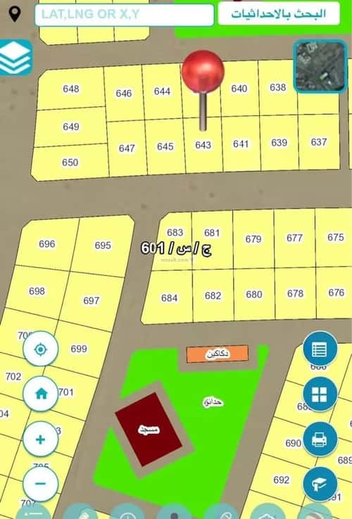 Land 440 SQM Facing South on 25m Width Street Al-Nada, North Jeddah, Jeddah