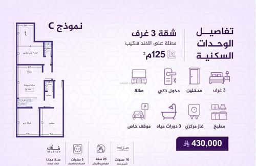 شقة 2436 متر مربع ب 3 غرف الفيحاء، جنوب جدة، جدة