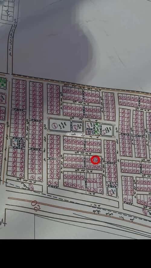 أرض 748 متر مربع جنوبية على شارع 18م الودي، حائل