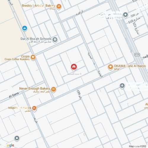 أرض 450 متر مربع ثلاثة شوارع على شارع 15م النرجس، شمال الرياض، الرياض