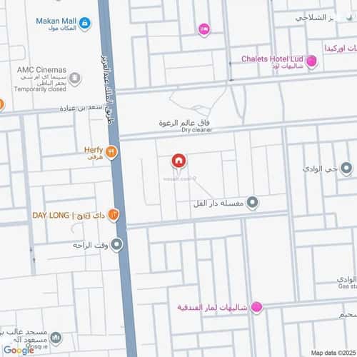 فيلا 500 متر مربع شمالية على شارع 30م الوادي، حفر الباطن