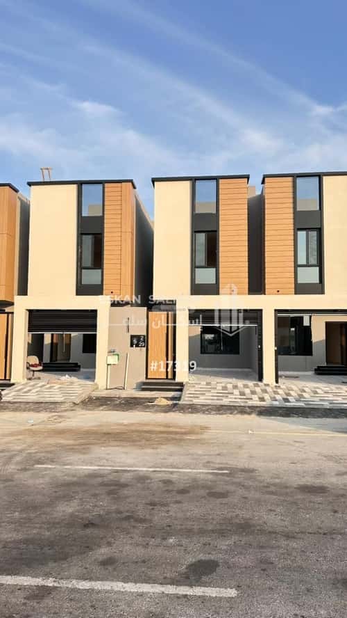 Villa 266.08 SQM Facing West on 40m Width Street Al Aqiq, Khobar