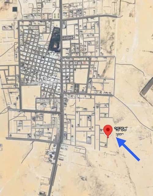 أرض 435 متر مربع جنوبية غربية على شارع 15م السلام، بقيق