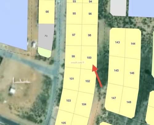 Land 597 SQM facing East on 15m width street صلاصل، بقيق