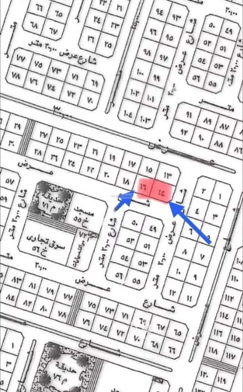 Land 492 SQM Facing South East on 20m Width Street The Rabwah District - Buqayq, Abqaiq