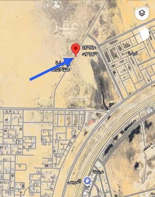 Land 1490 SQM Facing North East on 40m Width Street Qurtubah District, Abqaiq