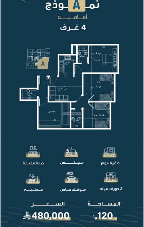 Apartment with 4 Bedrooms Al Naseem, South Jeddah, Jeddah