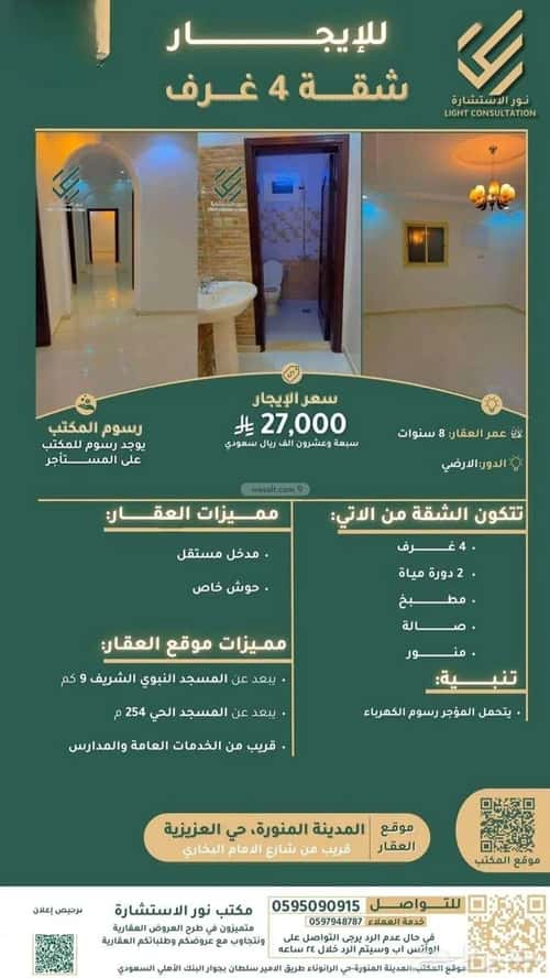 Apartment with 4 Bedrooms Al Difa'A, Madinah