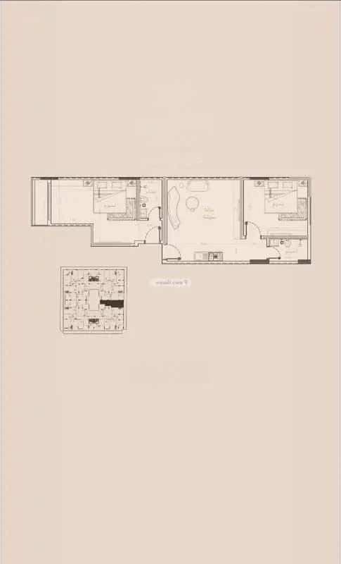 شقة 2 غرف في الروضة