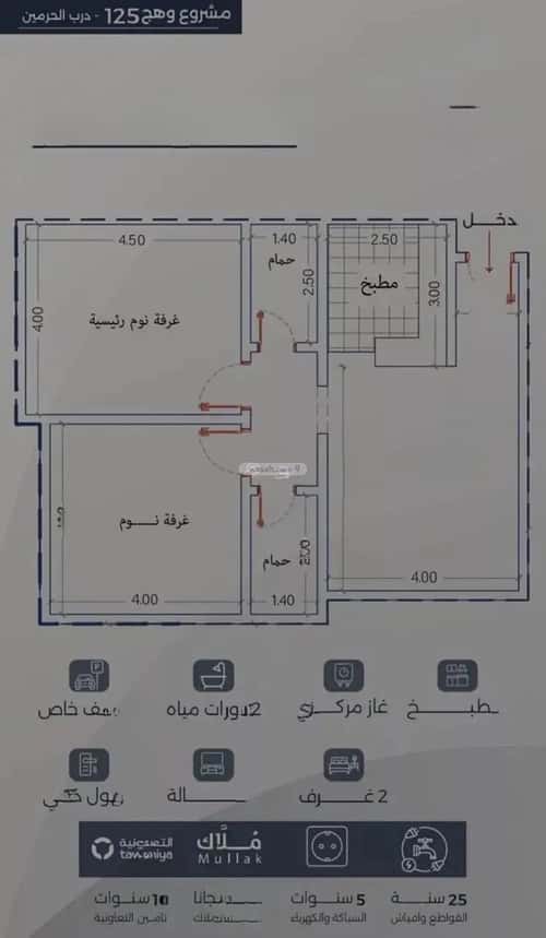 2 bedroom apartment in Al Fayha