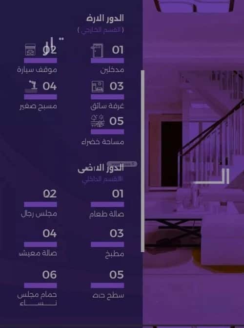 Villa 325 SQM Facing East on 15m Width Street Al Zahrah, North Jeddah, Jeddah