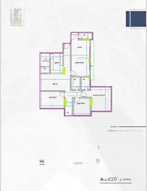 Apartment with 4 bedrooms الفيحاء، جنوب جدة، جدة