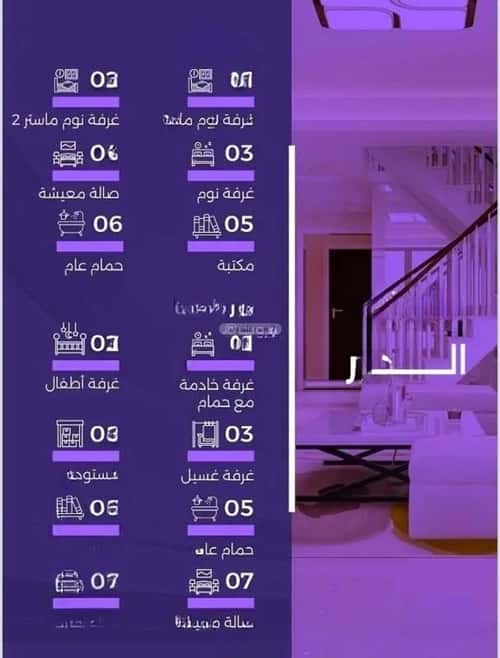 Villa 325 SQM facing East on 15m width street الزهراء، شمال جدة، جدة