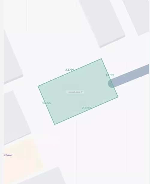 Land 348 SQM Facing South on 14m Width Street Al Malqa, Madinah