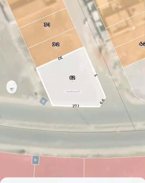 Land 902 SQM Facing South East on 30m Width Street Al Anahi, Madinah