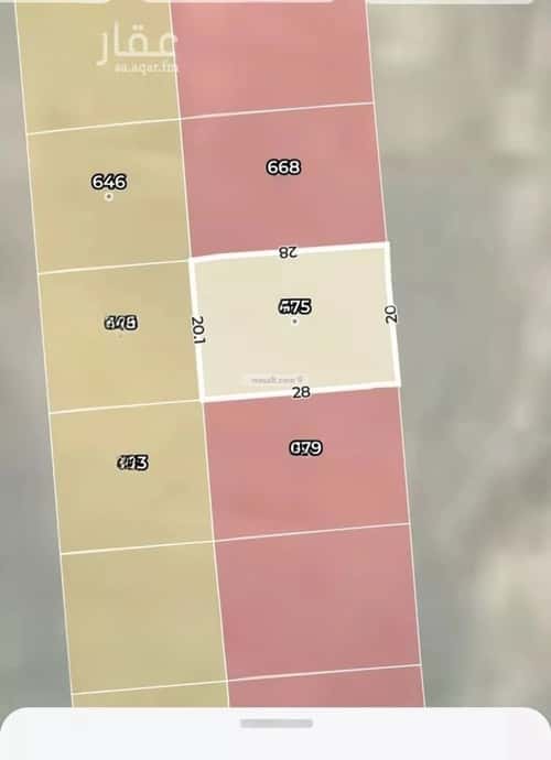 Land 560 SQM Facing East on 30m Width Street Al-Jisah, Madinah