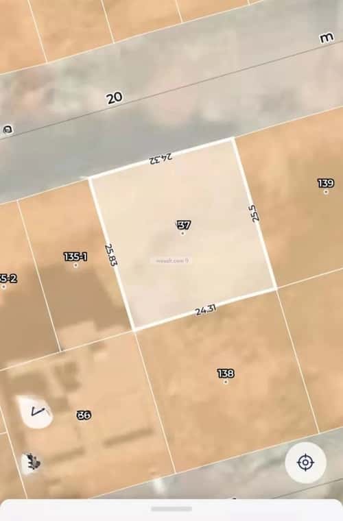 Land 618.04 SQM Facing North on 20m Width Street Al-Jisah, Madinah