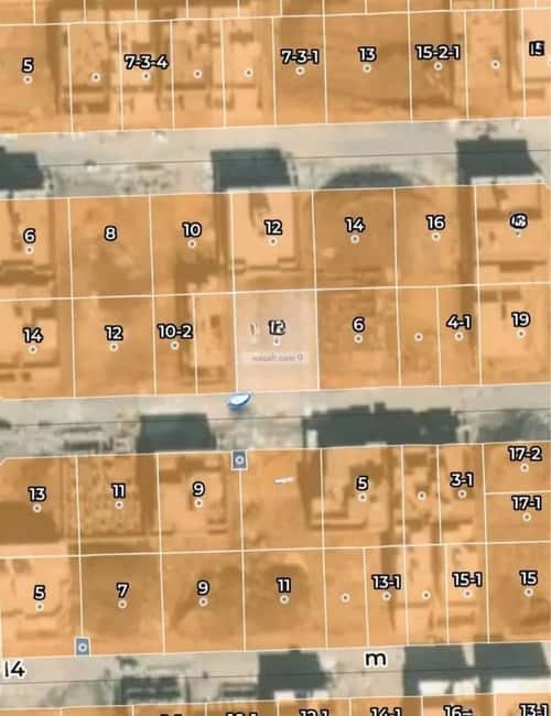 Land 608 SQM Facing South on 14m Width Street Al Aqul, Madinah