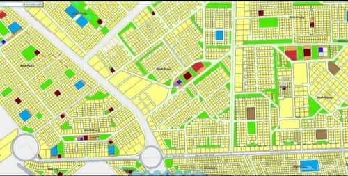 Land 395 SQM facing South East on 16m width street البحيرات، شمال جدة، جدة