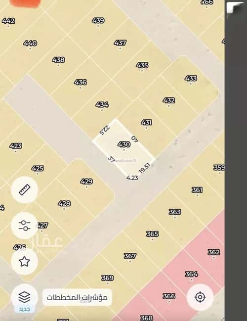 Land 292 SQM facing West on 15m width street البحيرات، شمال جدة، جدة