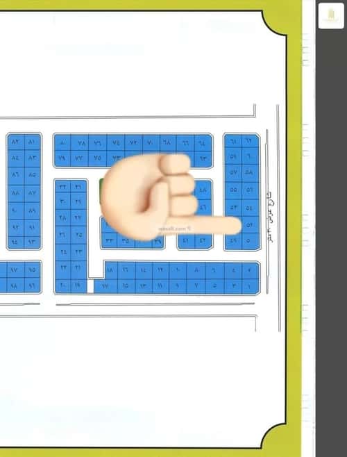 Land 312 SQM facing North on 30m width street الأمواج، شمال جدة، جدة
