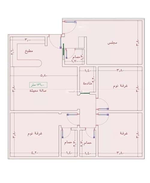 Apartment with 4 bedrooms الواحة، شرق جدة، جدة