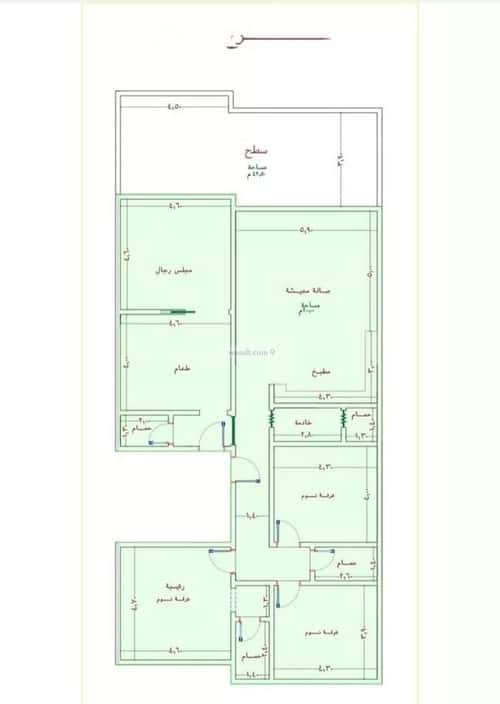 Apartment with 5 Bedrooms Al Wahah, East Jeddah, Jeddah
