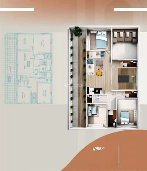 Apartment with 5 Bedrooms Al Rawdhah, North Jeddah, Jeddah